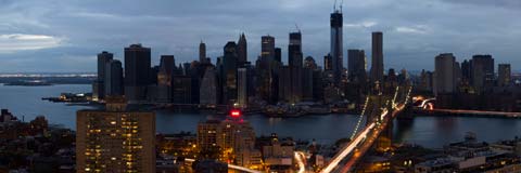 Manhattan Blackout from Hurricane Sandy
