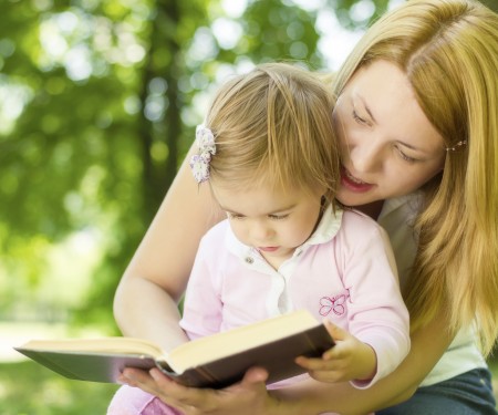 Mother and Child Reading - The Oshman Firm