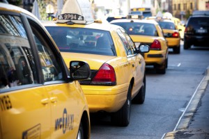 New York City taxis - taxi accident